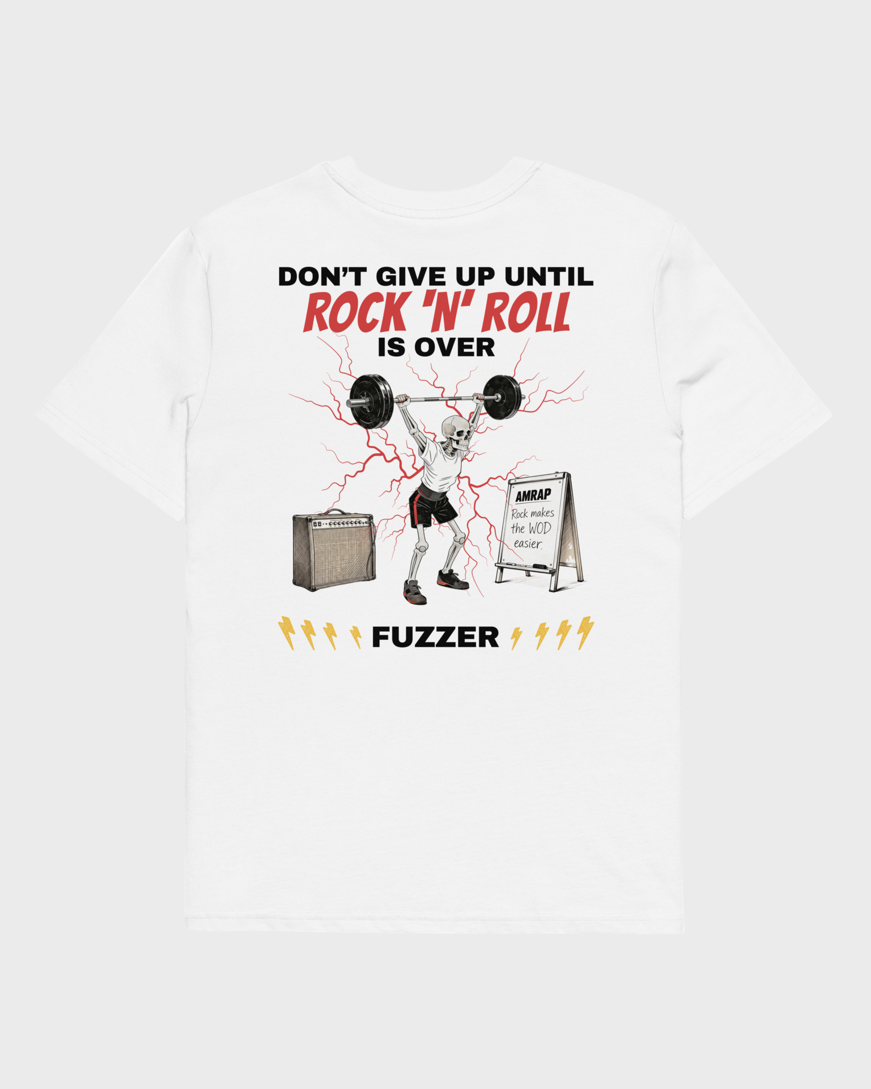 Camiseta DON’T GIVE UP de algodón orgánico unisex