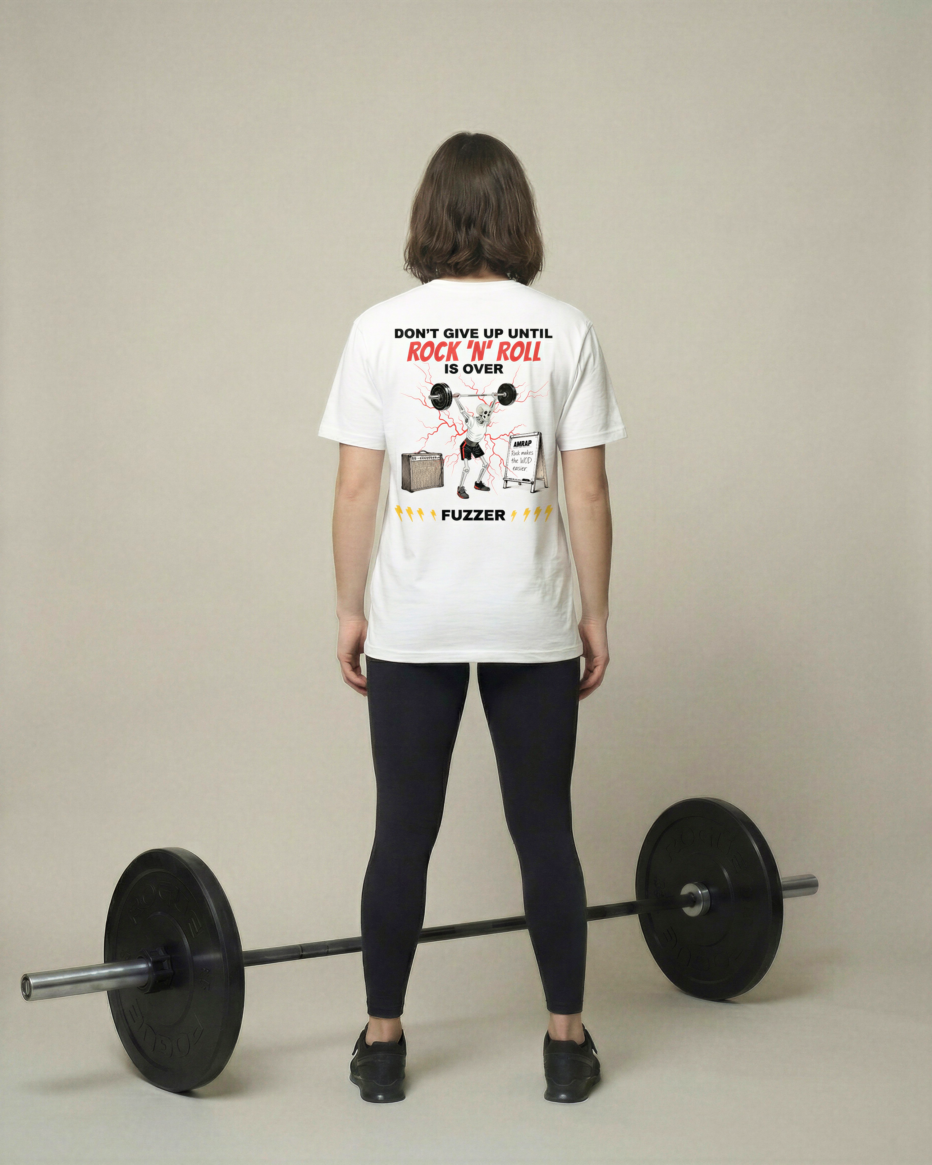 Camiseta DON’T GIVE UP de algodón orgánico unisex