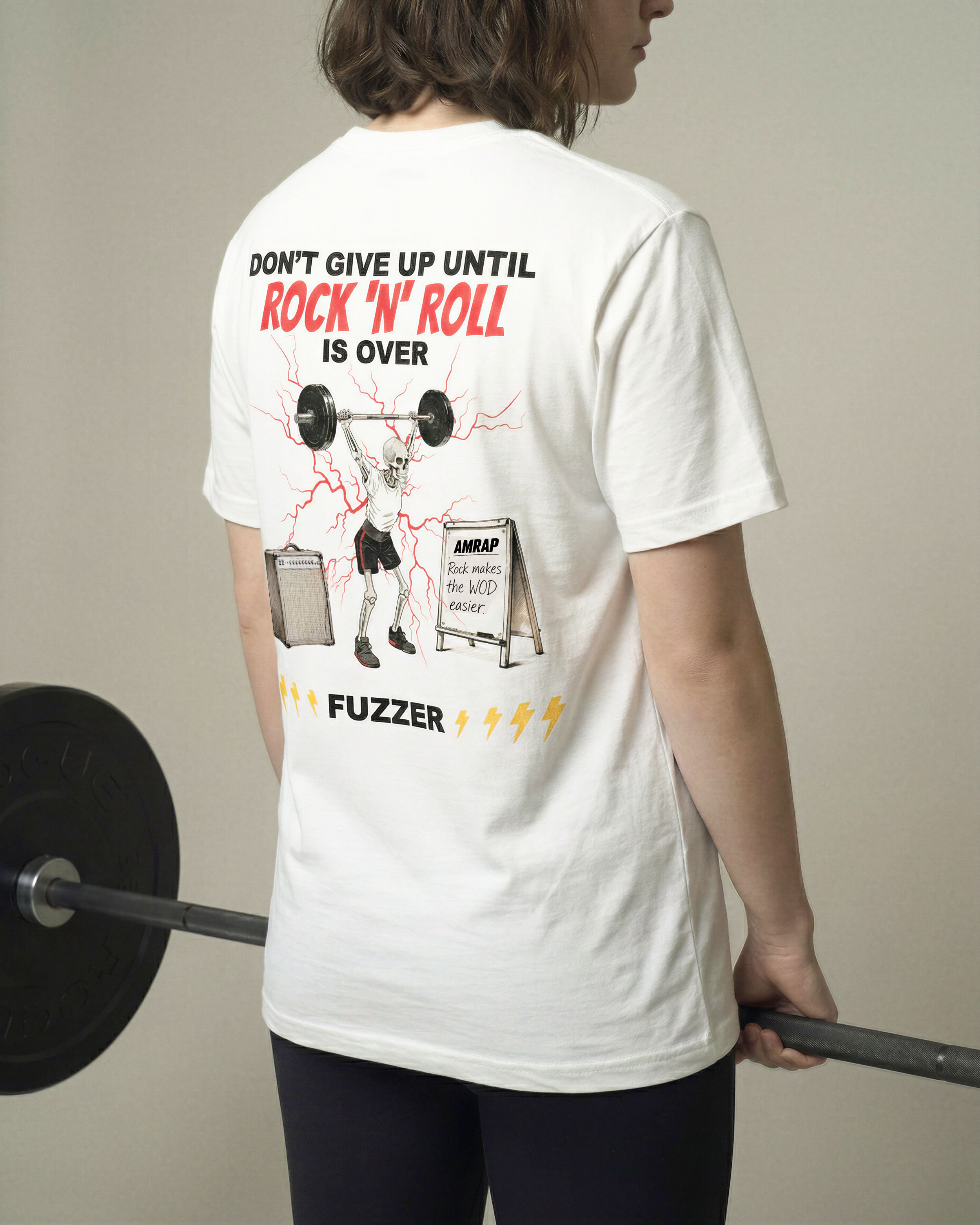 Camiseta DON’T GIVE UP de algodón orgánico unisex