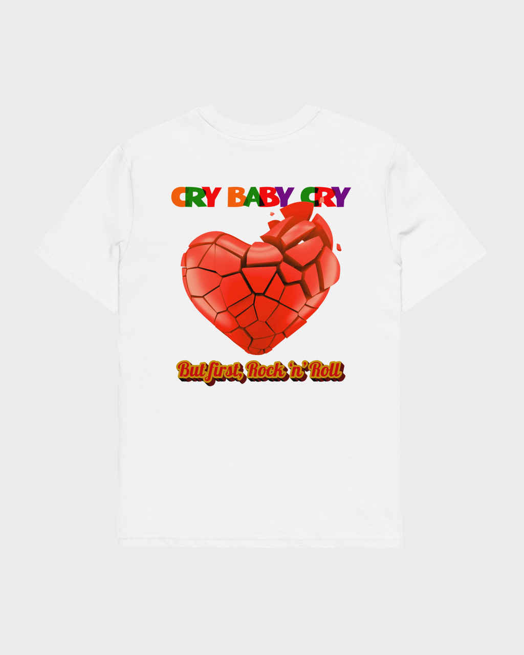 Camiseta CRY BABY de algodón orgánico unisex