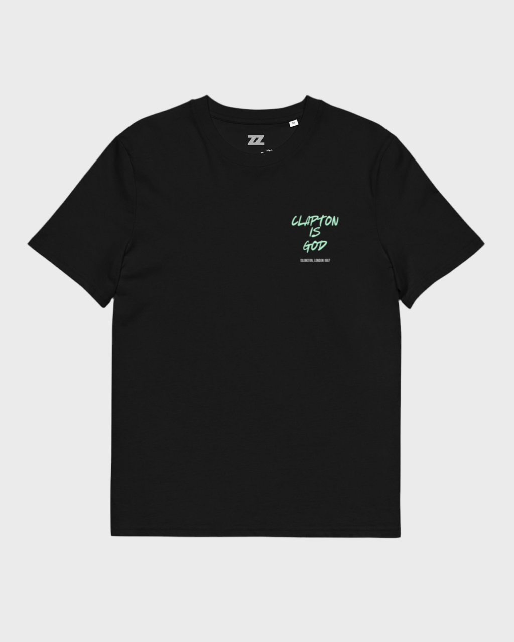 Camiseta CLAPTON IS GOD de algodón orgánico unisex