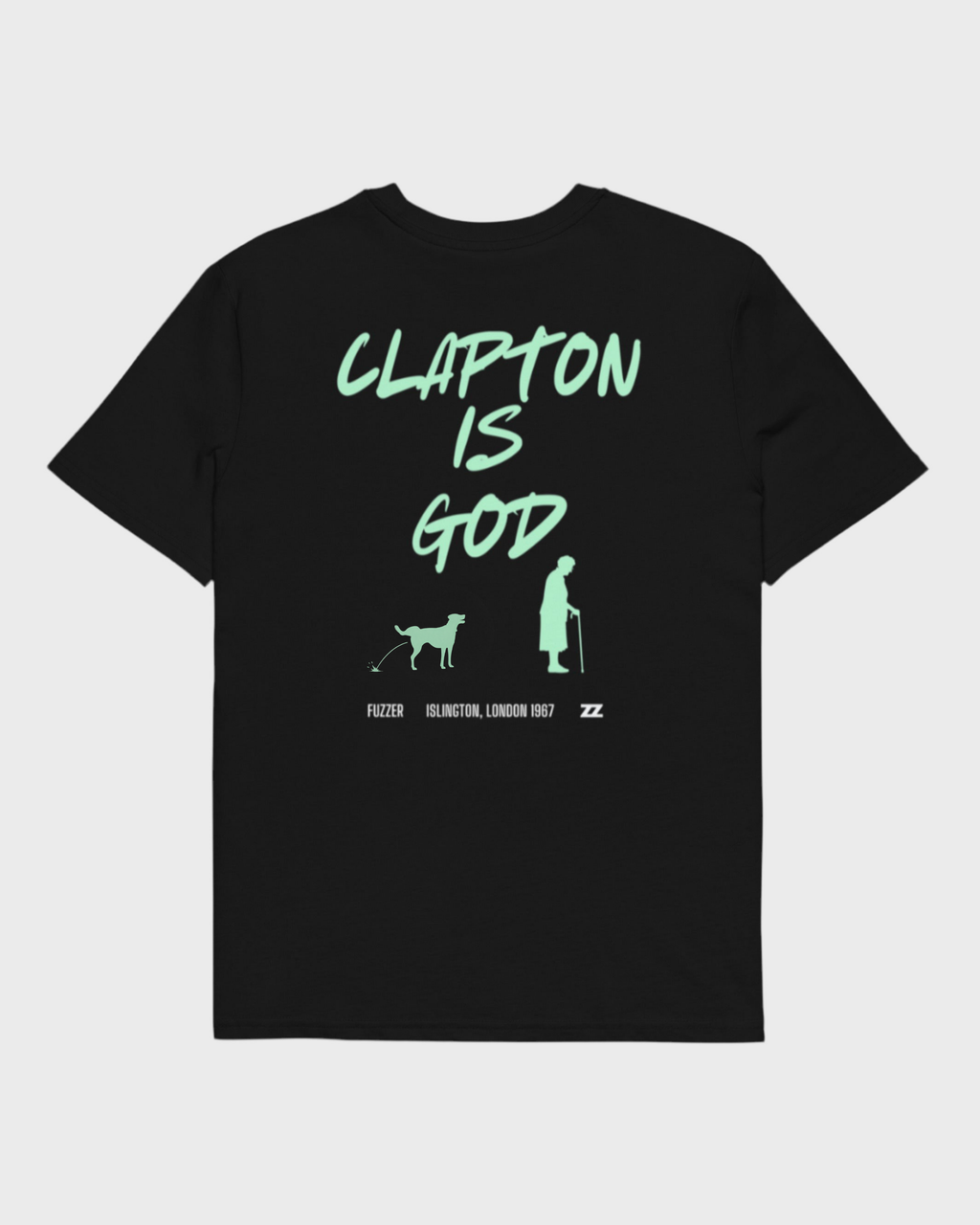 Camiseta CLAPTON IS GOD de algodón orgánico unisex