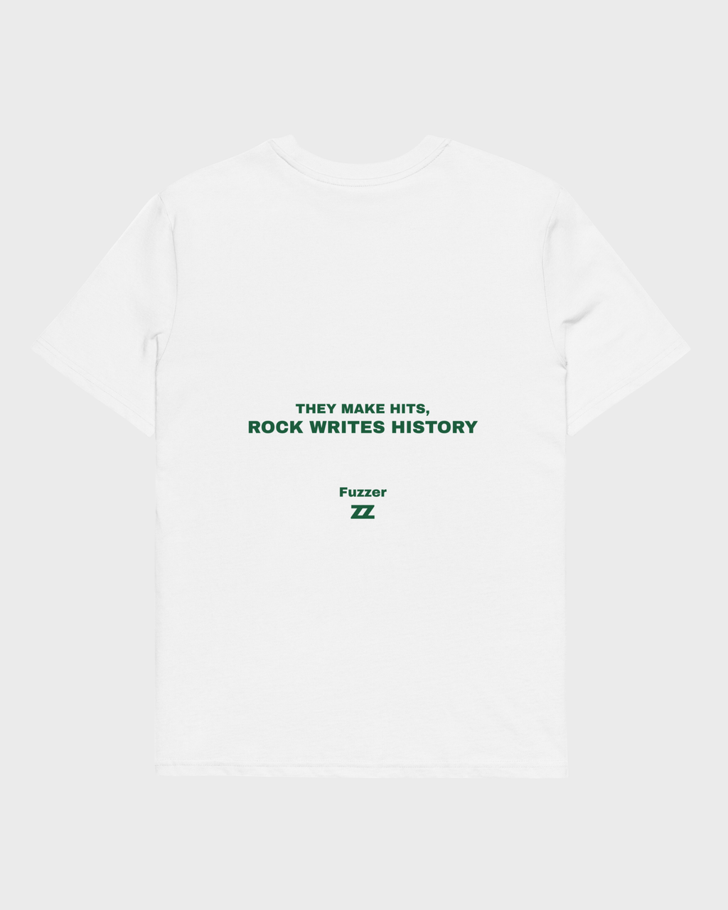 Camiseta ROCK WRITES HISTORY de algodón orgánico unisex