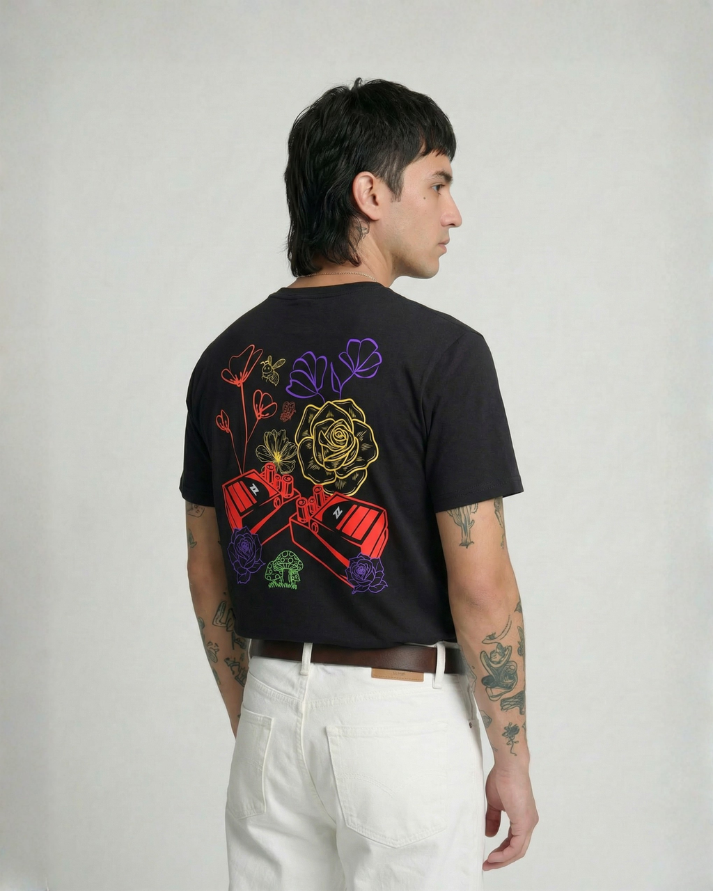 Camiseta FUZZER PEDAL de algodón orgánico unisex