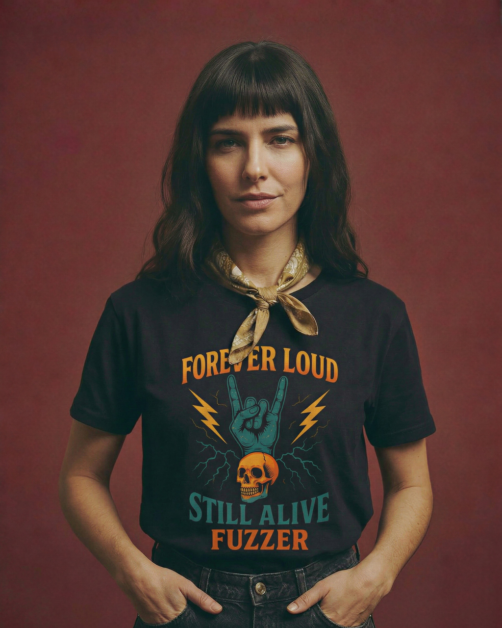 Camiseta FOREVER LOUD de algodón orgánico unisex
