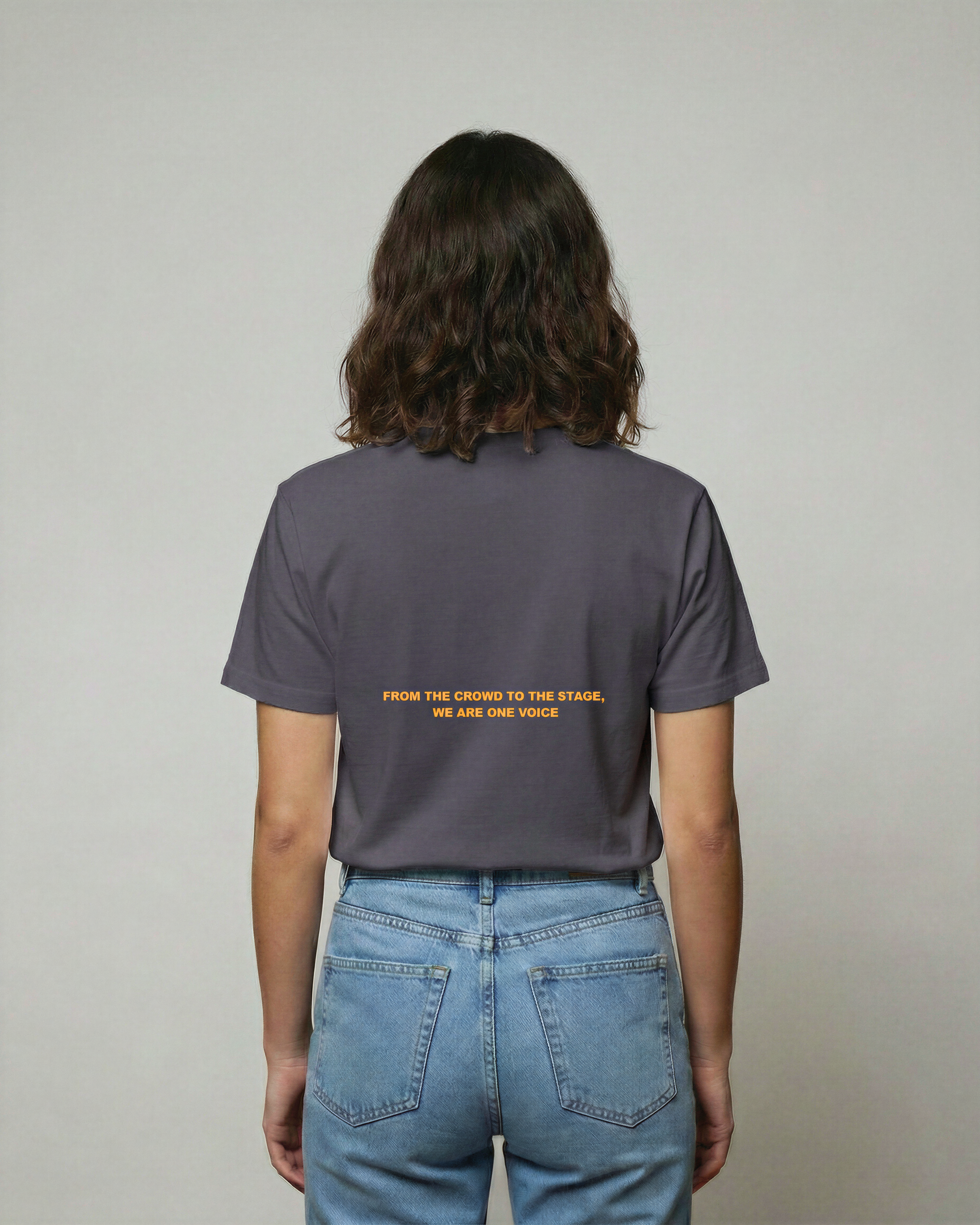 Camiseta FROM THE CROWD de algodón orgánico unisex