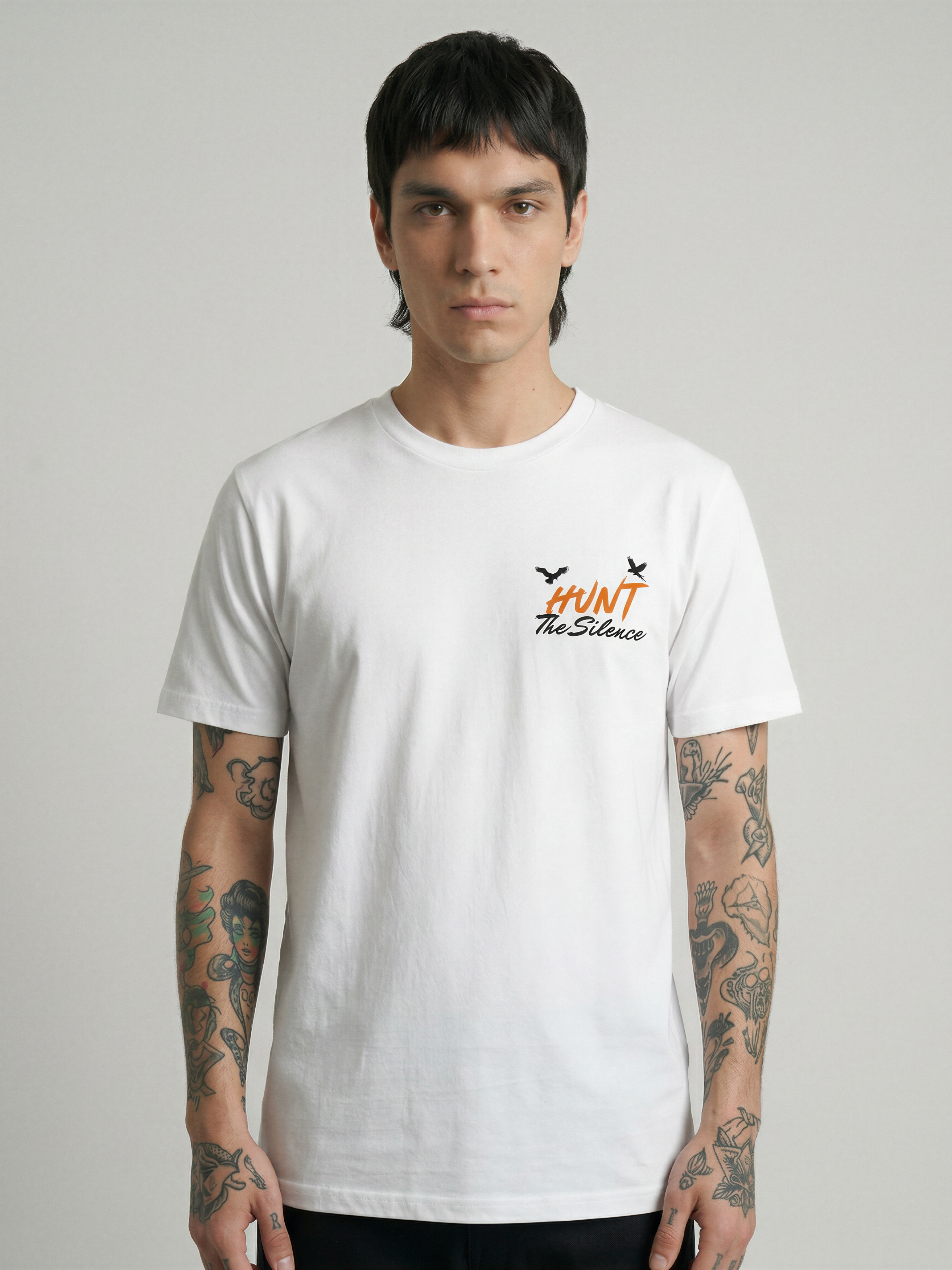 Camiseta HUNT THE SILENCE de algodón orgánico unisex