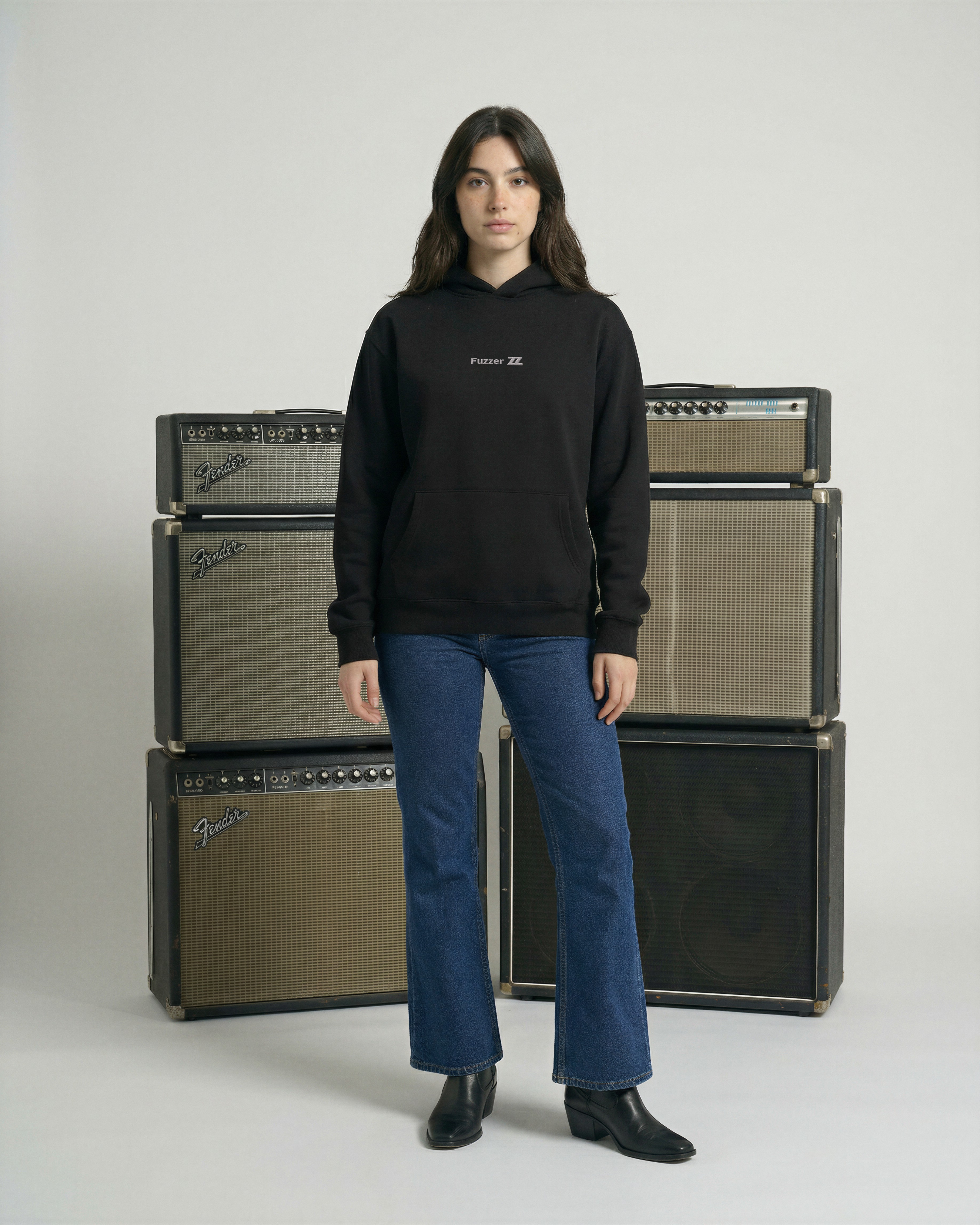 Sudadera FUZZER FOR THE REBELS negro