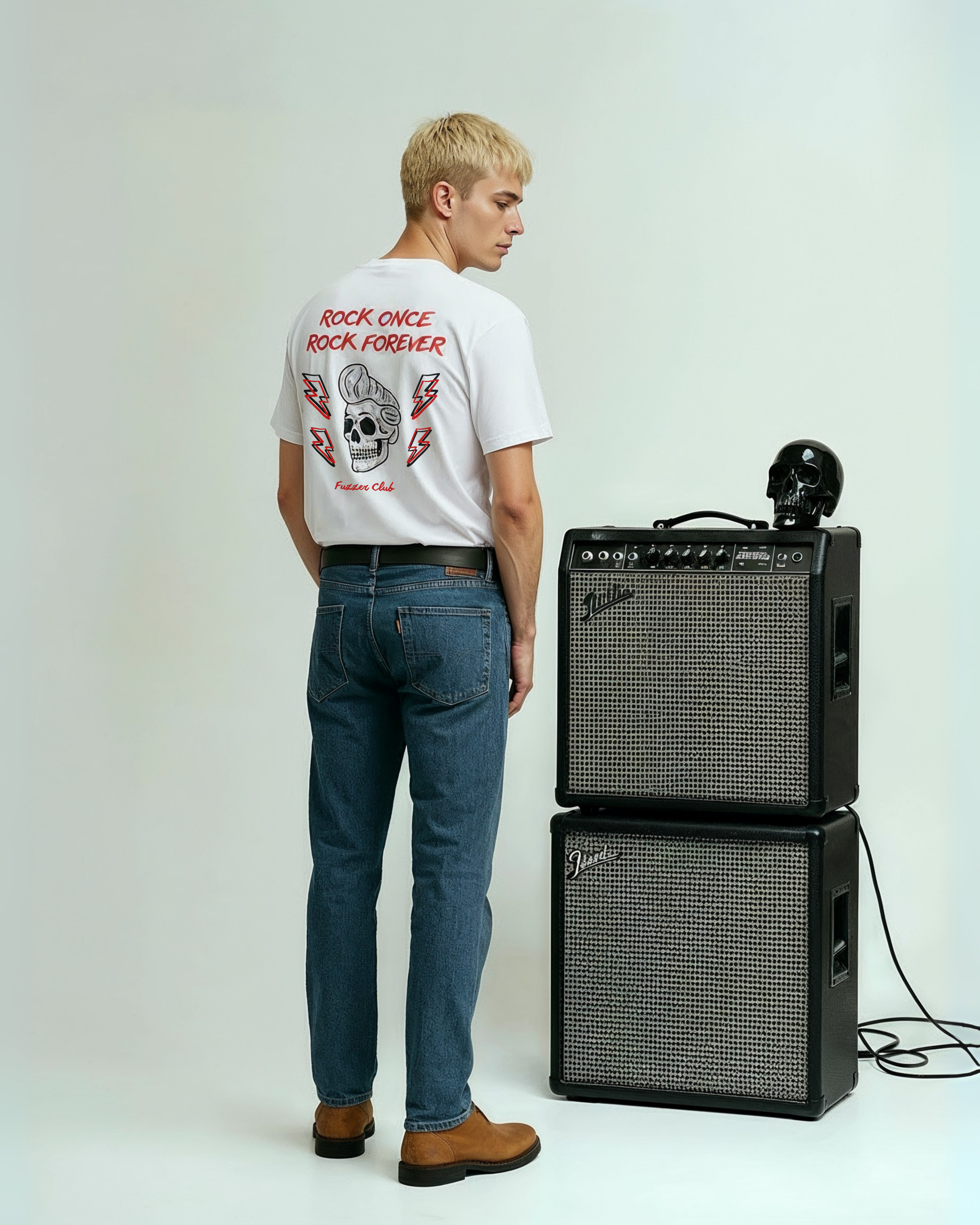 Camiseta ROCK FOREVER de algodón orgánico unisex