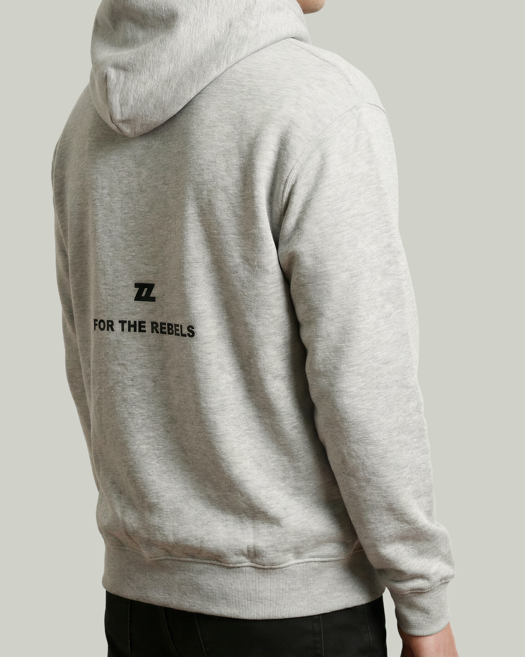 Sudadera FUZZER FOR THE REBELS gris