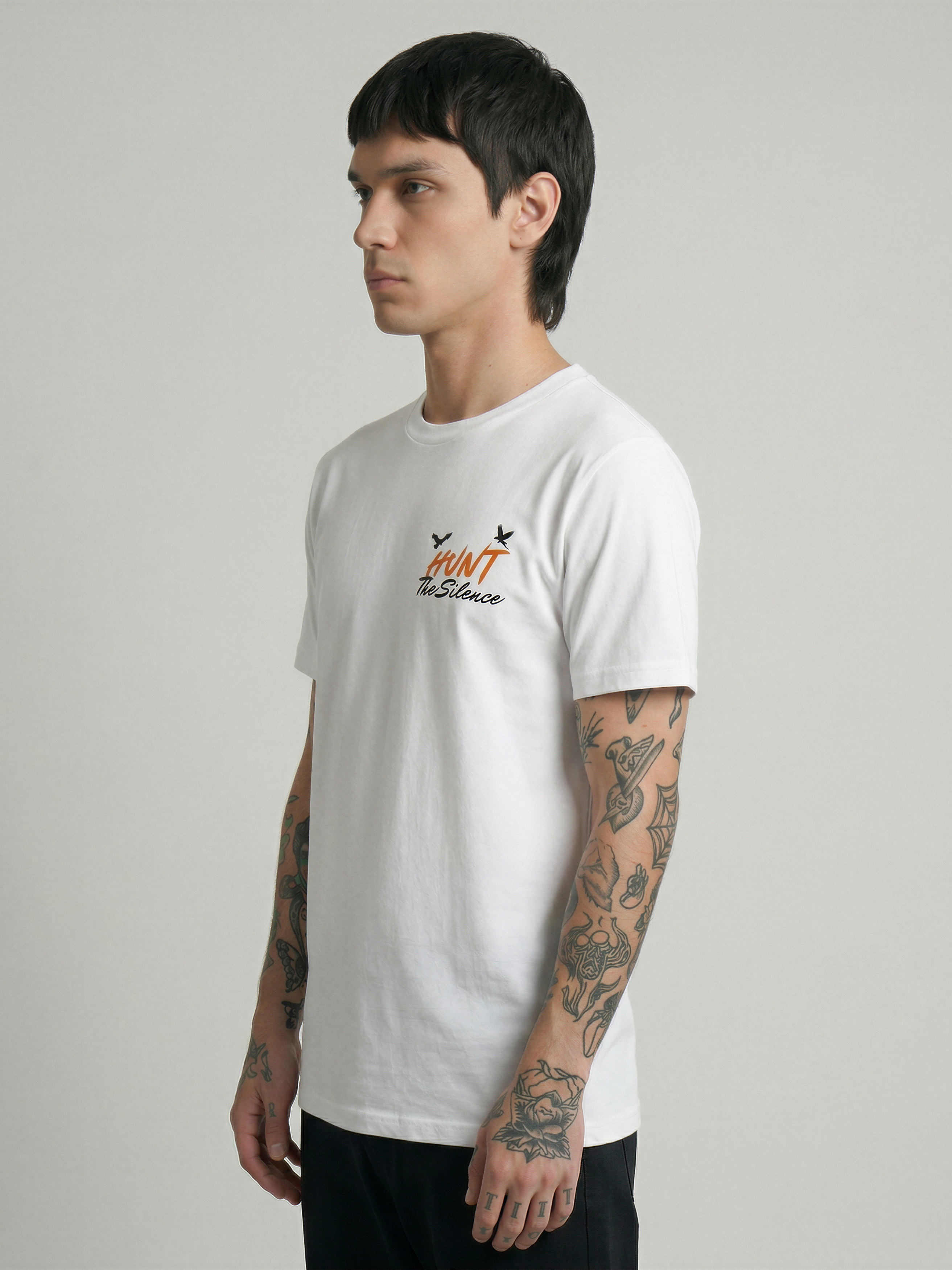 Camiseta HUNT THE SILENCE de algodón orgánico unisex