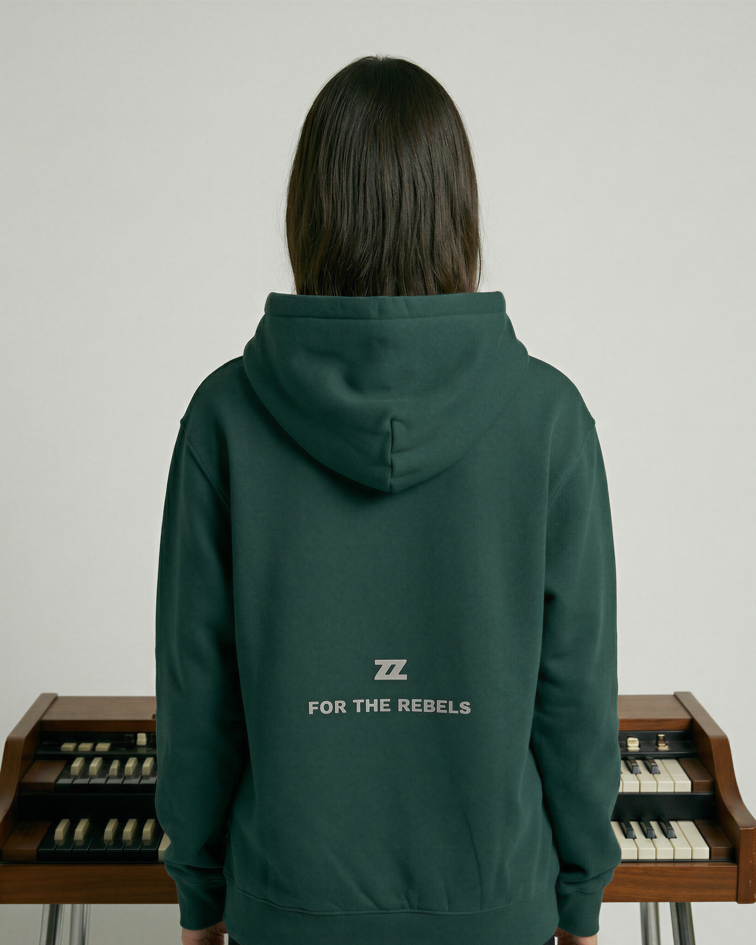 Sudadera FUZZER FOR THE REBELS verde