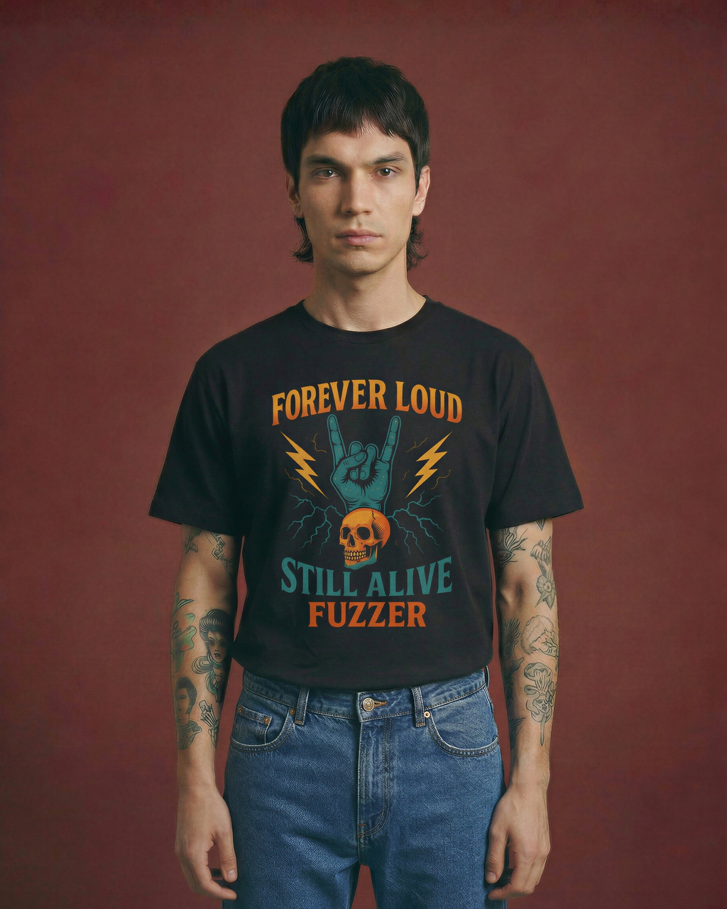 Camiseta FOREVER LOUD de algodón orgánico unisex