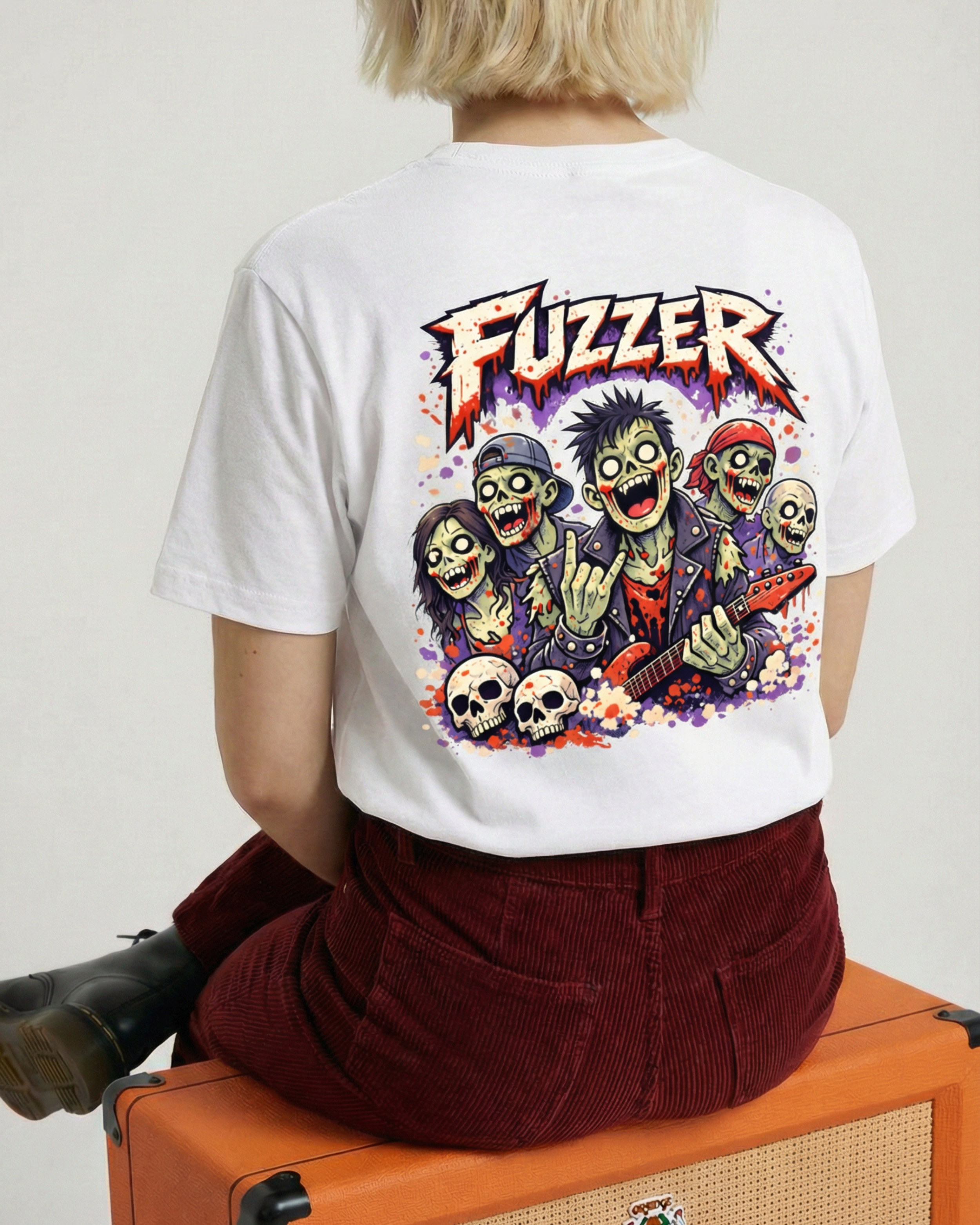 Camiseta ZOMBIE de algodón orgánico unisex