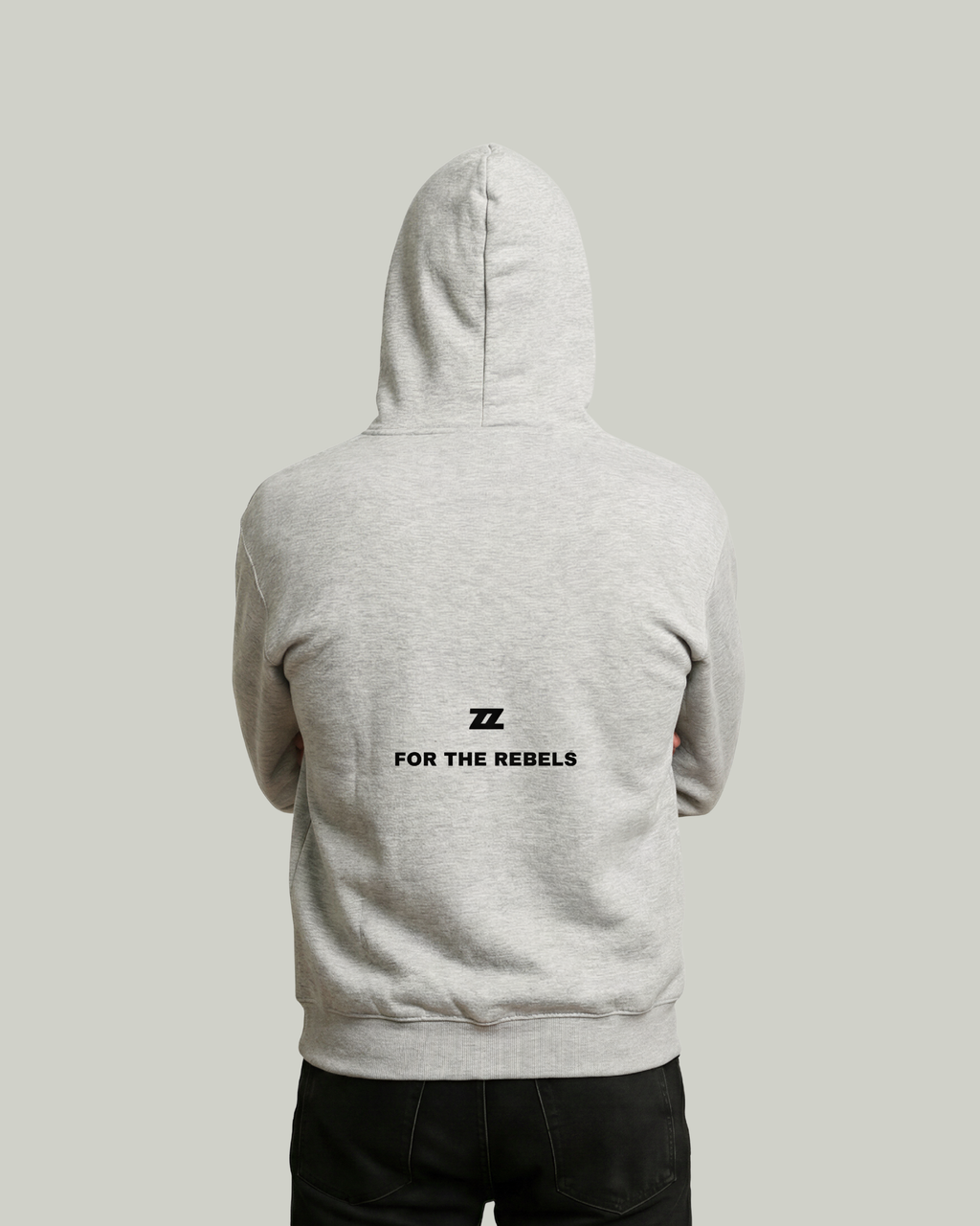 Sudadera FUZZER FOR THE REBELS gris