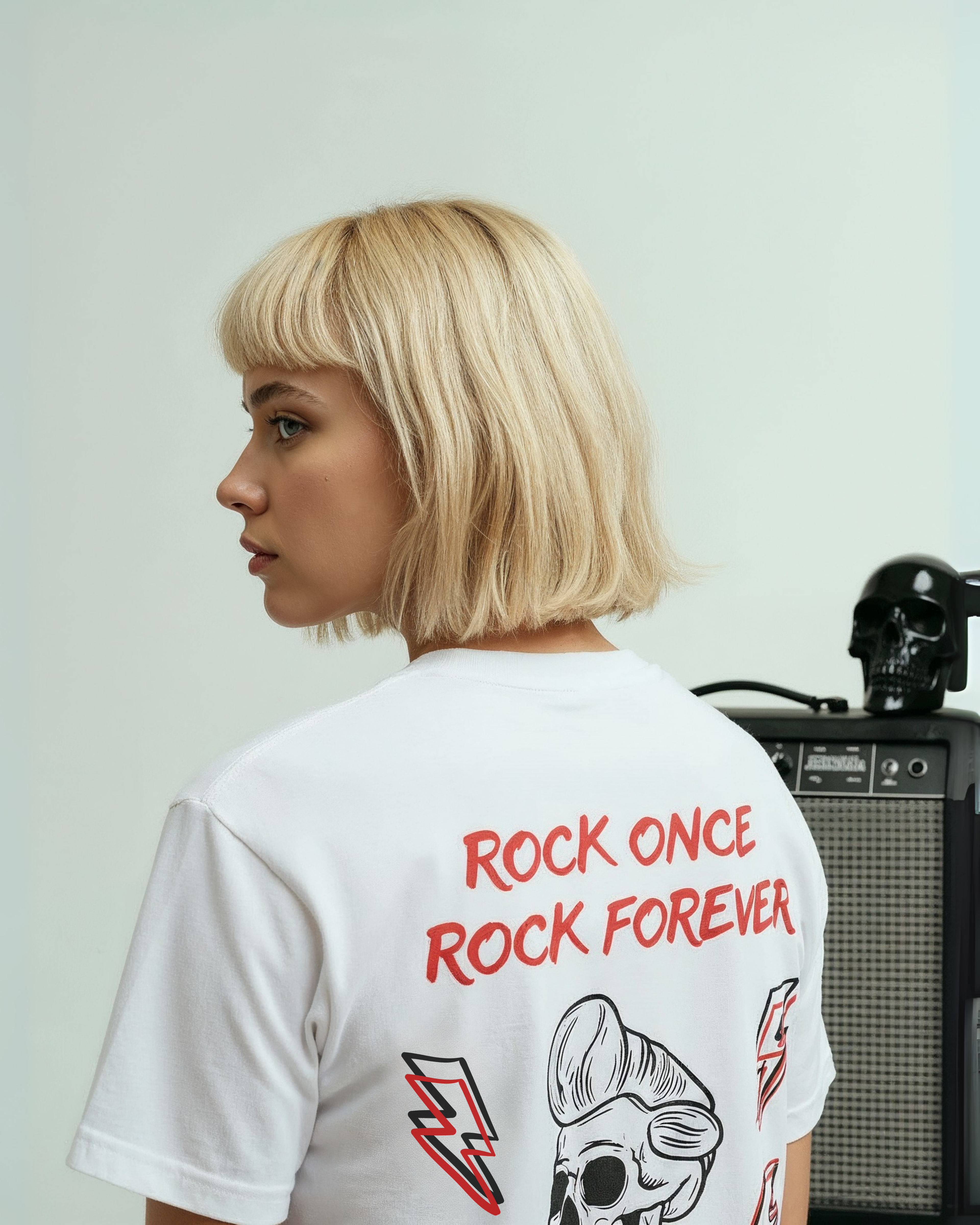 Camiseta ROCK FOREVER de algodón orgánico unisex