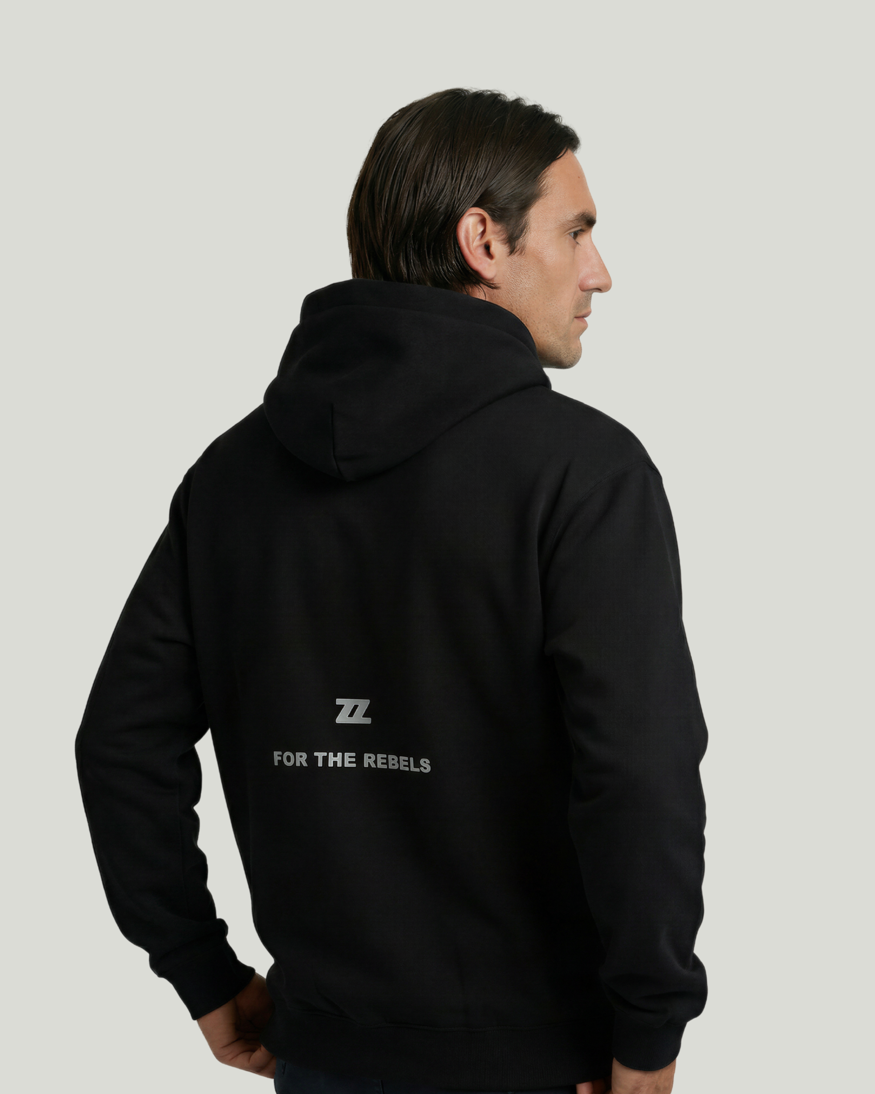 Sudadera FUZZER FOR THE REBELS negro