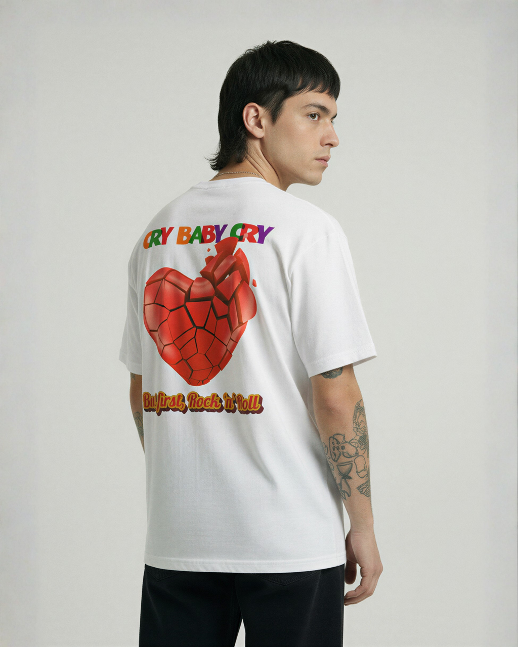 Camiseta CRY BABY de algodón orgánico unisex