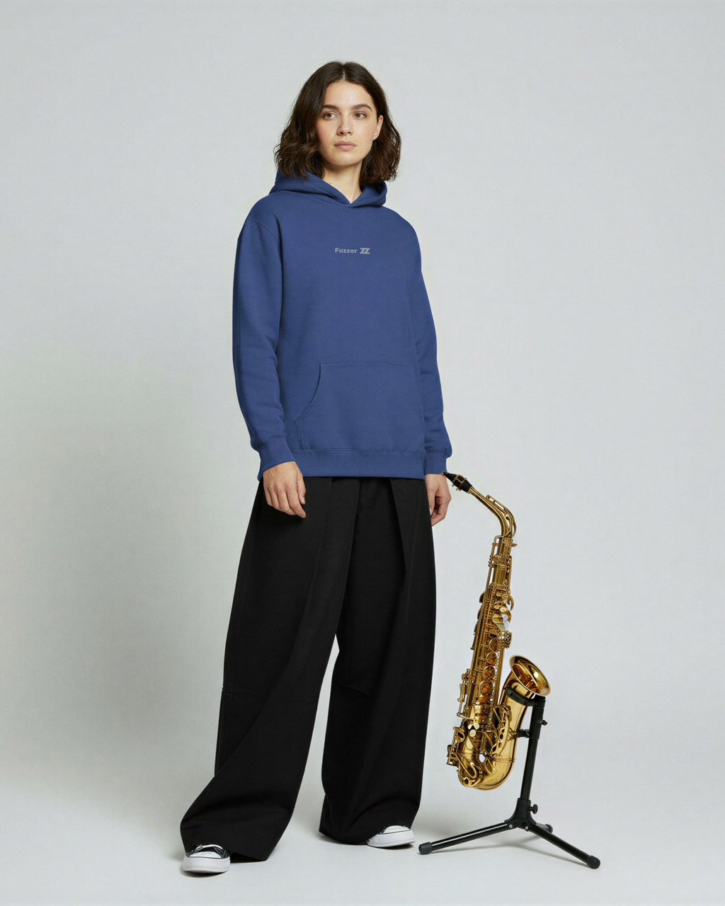 Sudadera FUZZER FOR THE REBELS azul