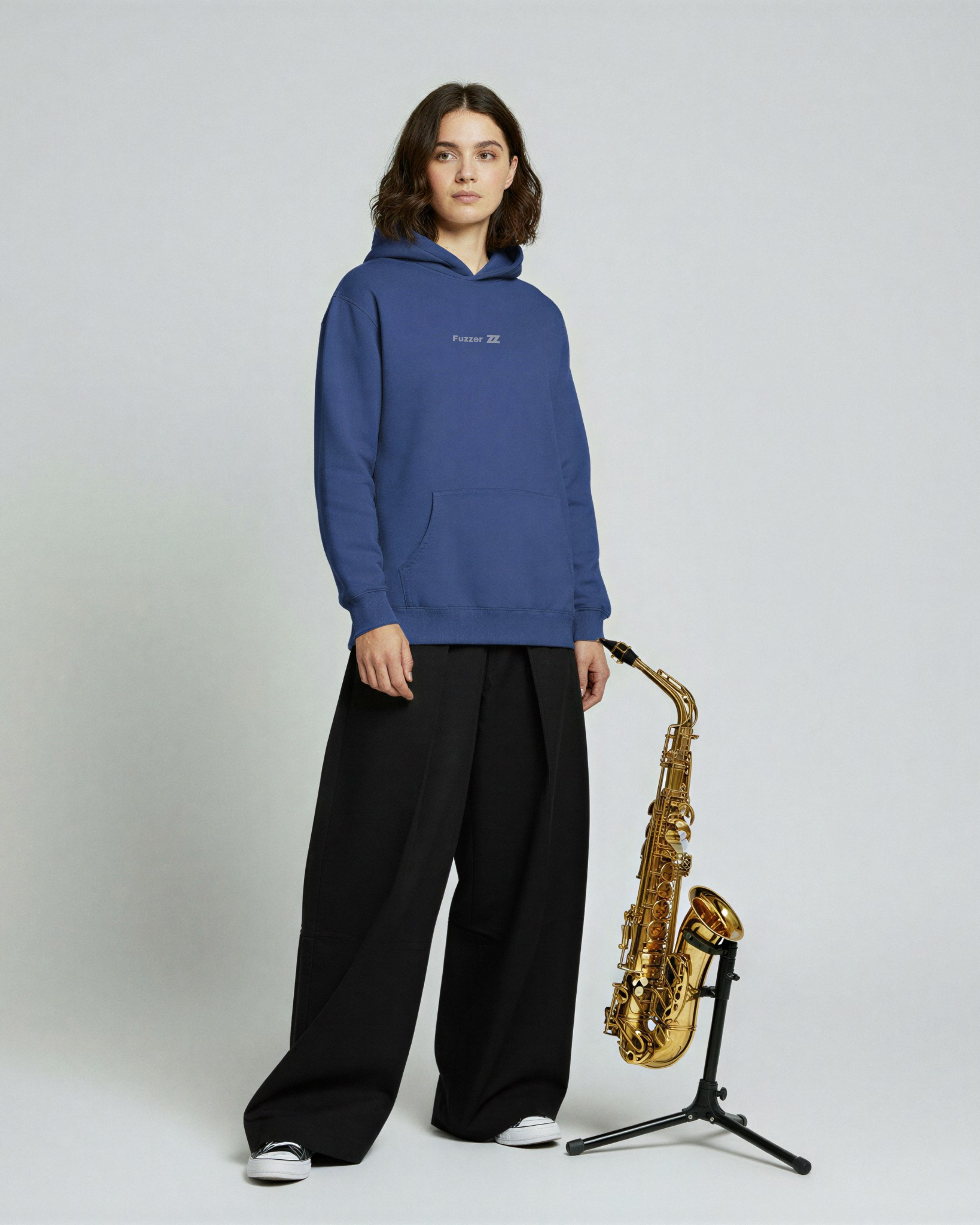 Sudadera FUZZER FOR THE REBELS azul