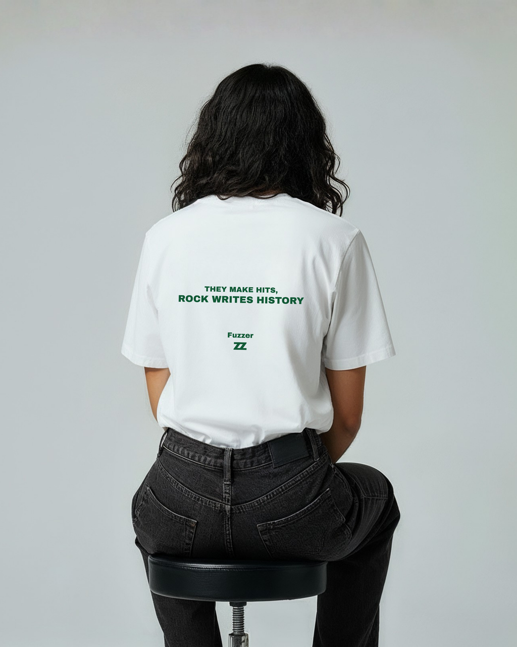 Camiseta ROCK WRITES HISTORY de algodón orgánico unisex